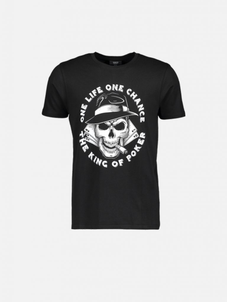 black t shirt