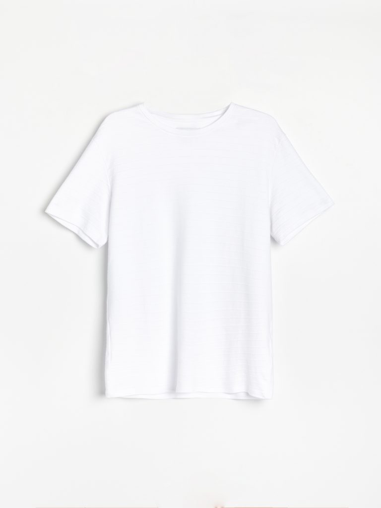 pure white t shirt men